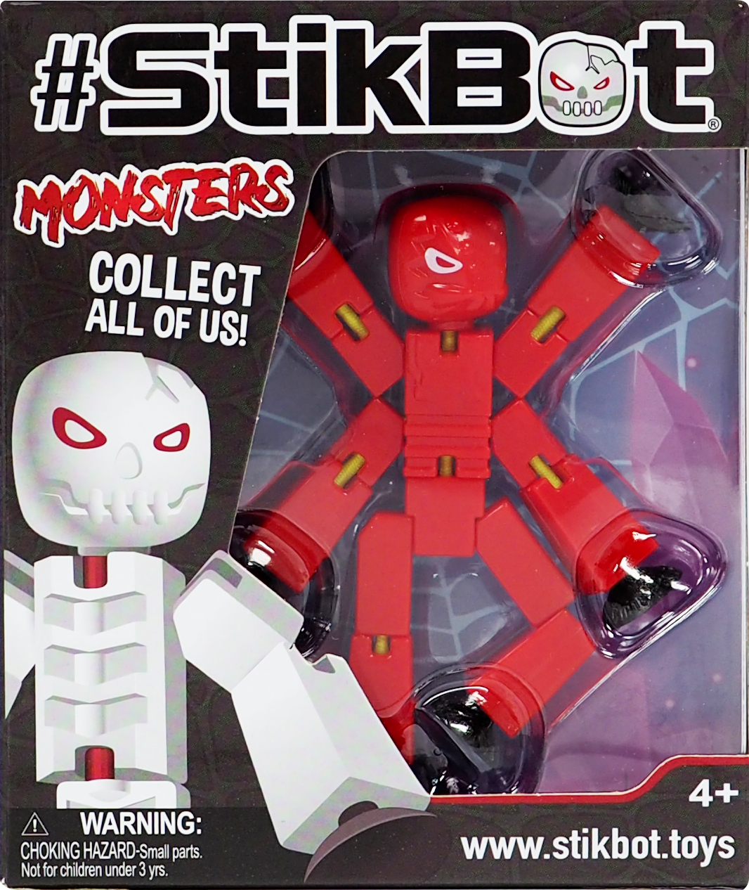 Zing StikBot Monsters - Sticky Posable Monster Action Figure - - The Puntique