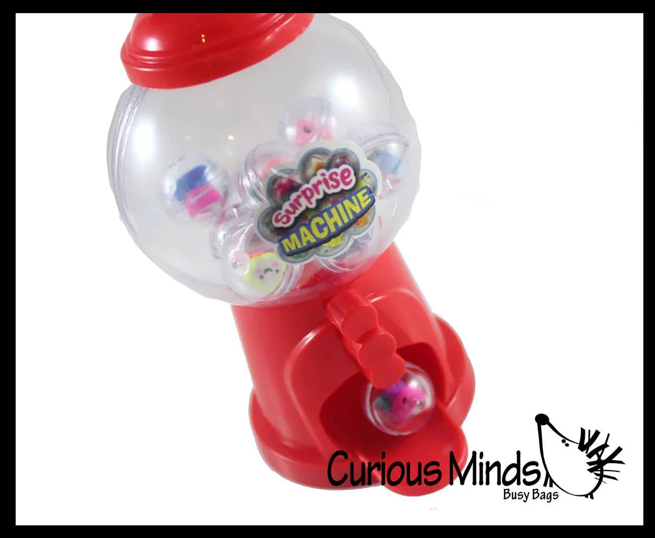 1 Tiny Gumball Machine with Capsule Toys - Cute Mini Machine - - The Puntique
