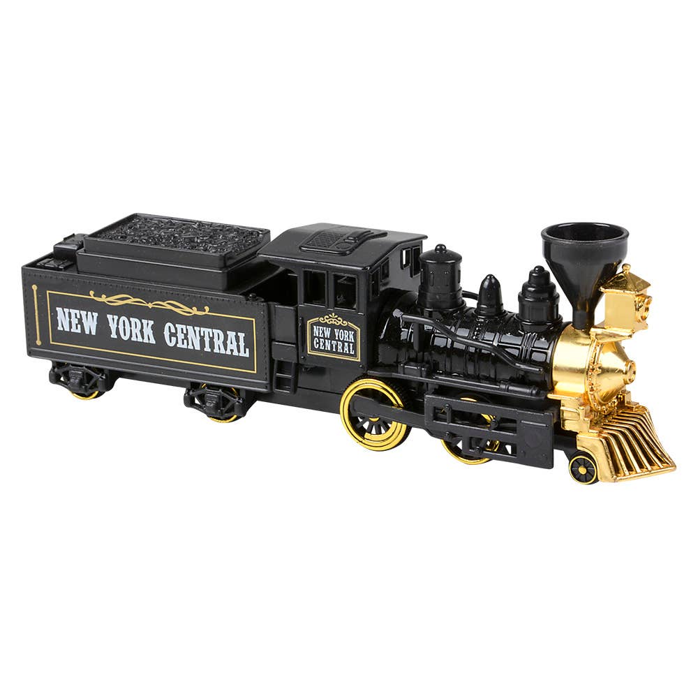 10" Steam Engine Locomotive Diecast Pull Back
