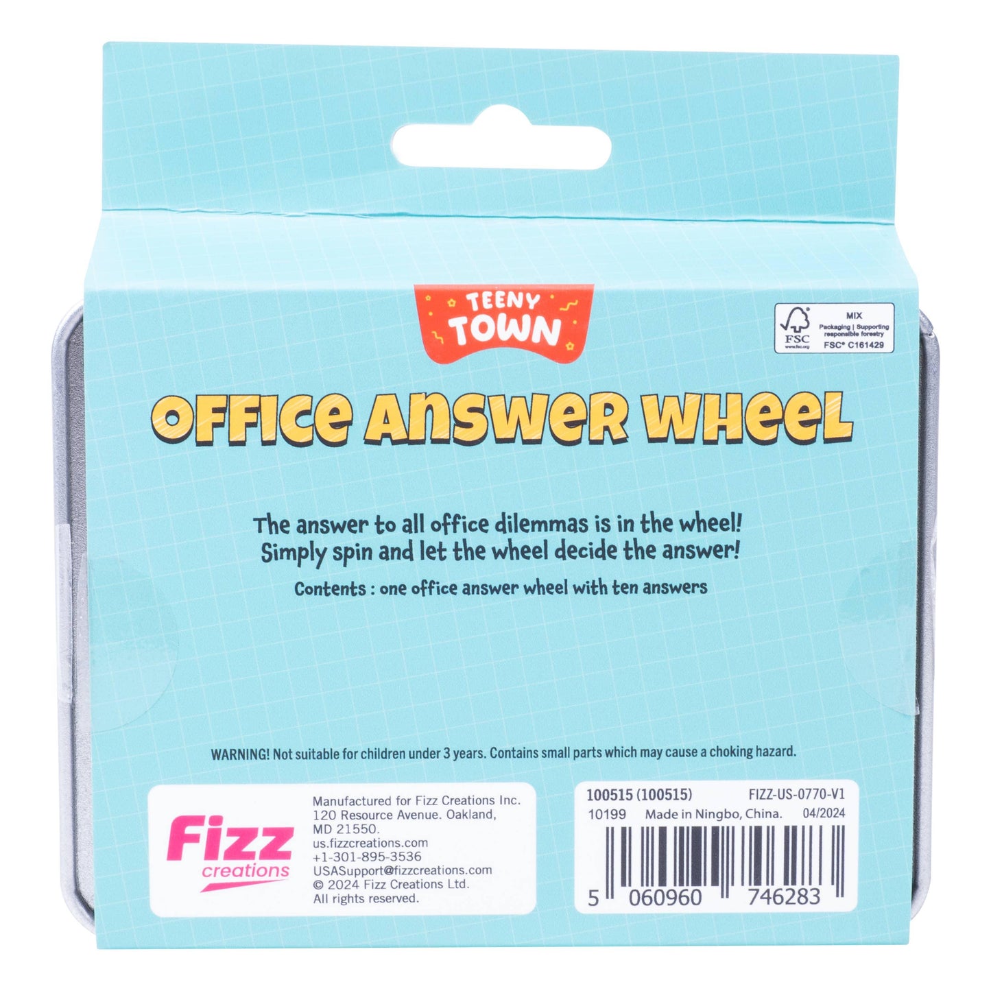 Teeny Town Office Answer Wheel - - The Puntique