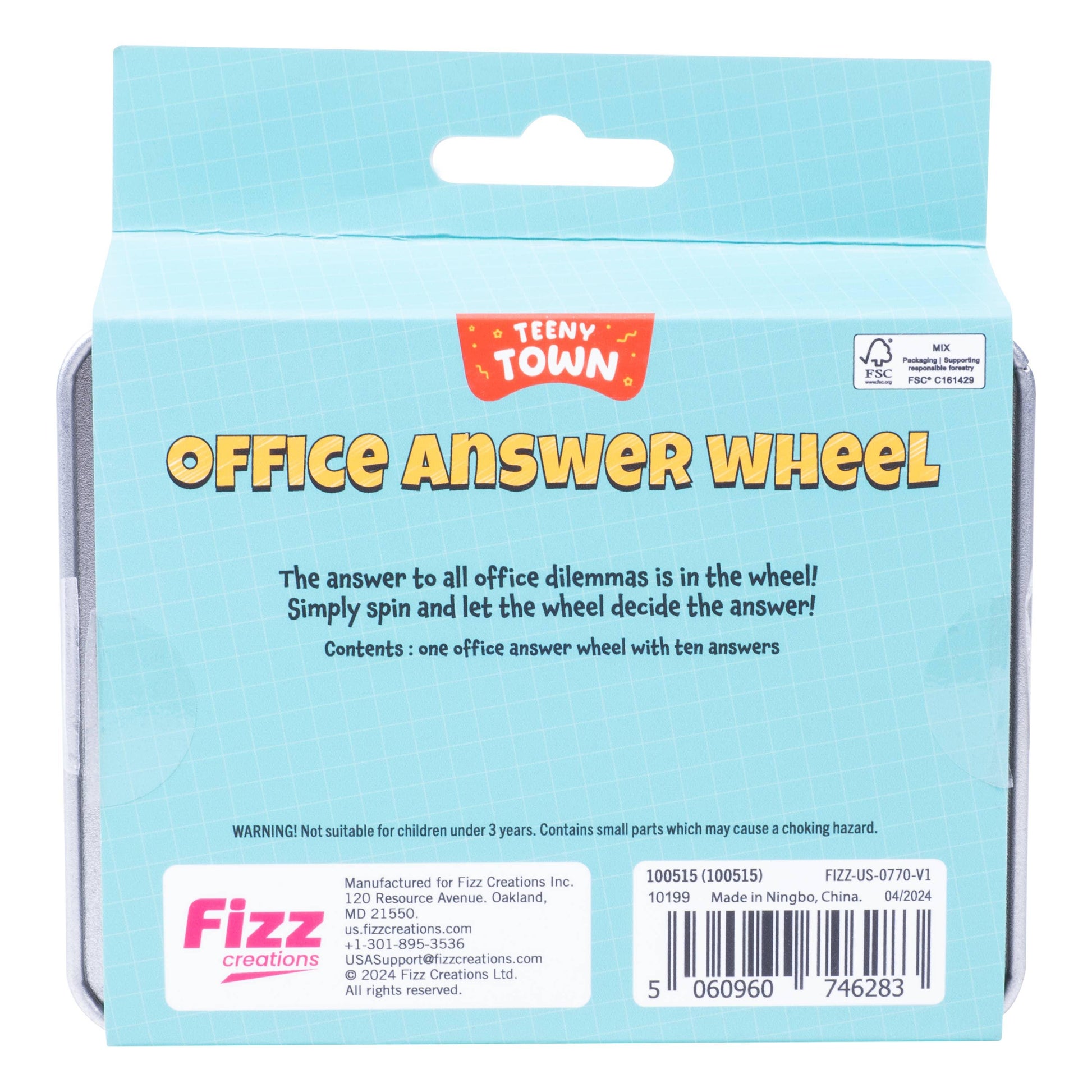 Teeny Town Office Answer Wheel - - The Puntique