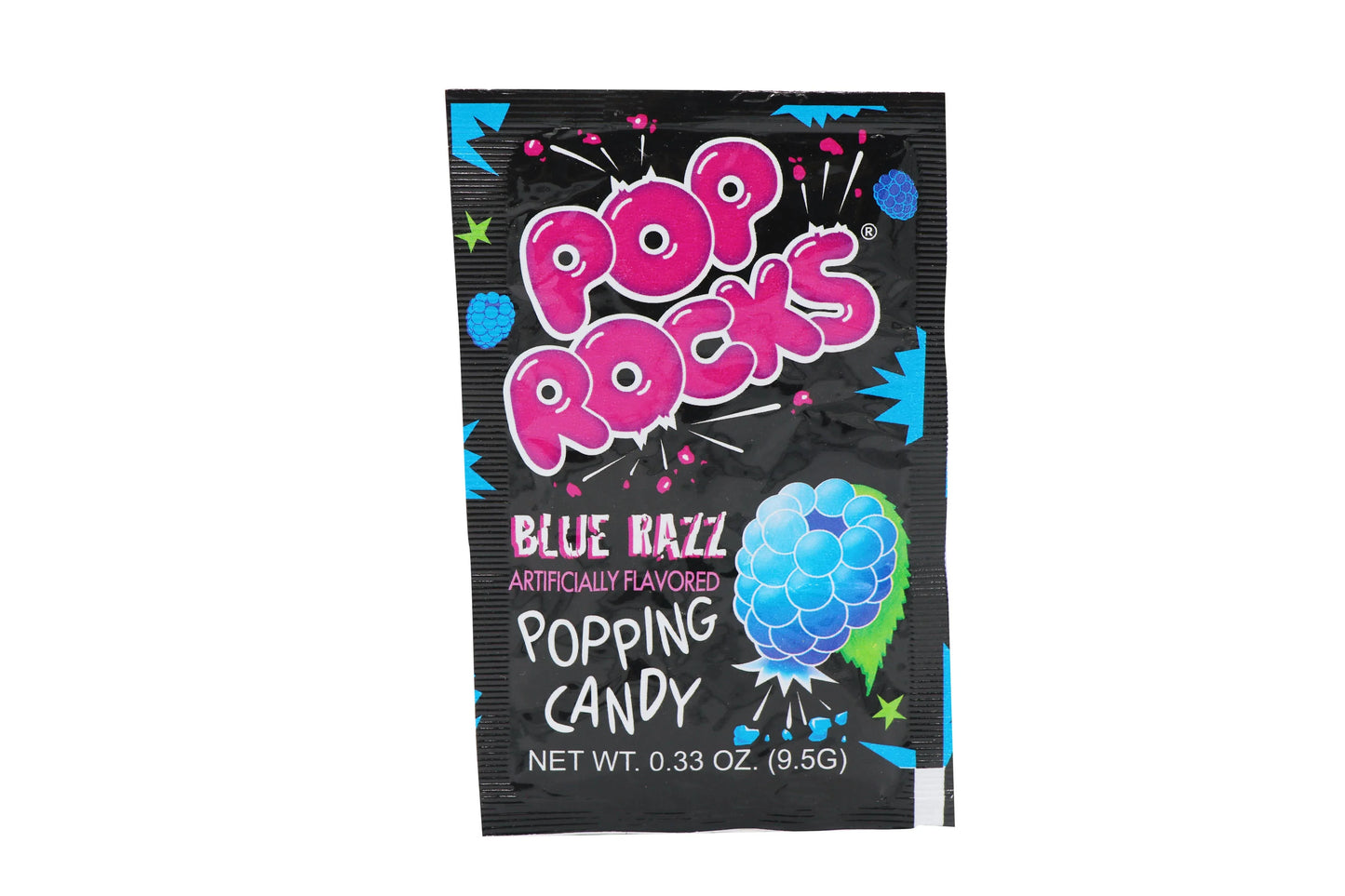 Pop Rocks, Blue Razz, 0.33oz - - The Puntique