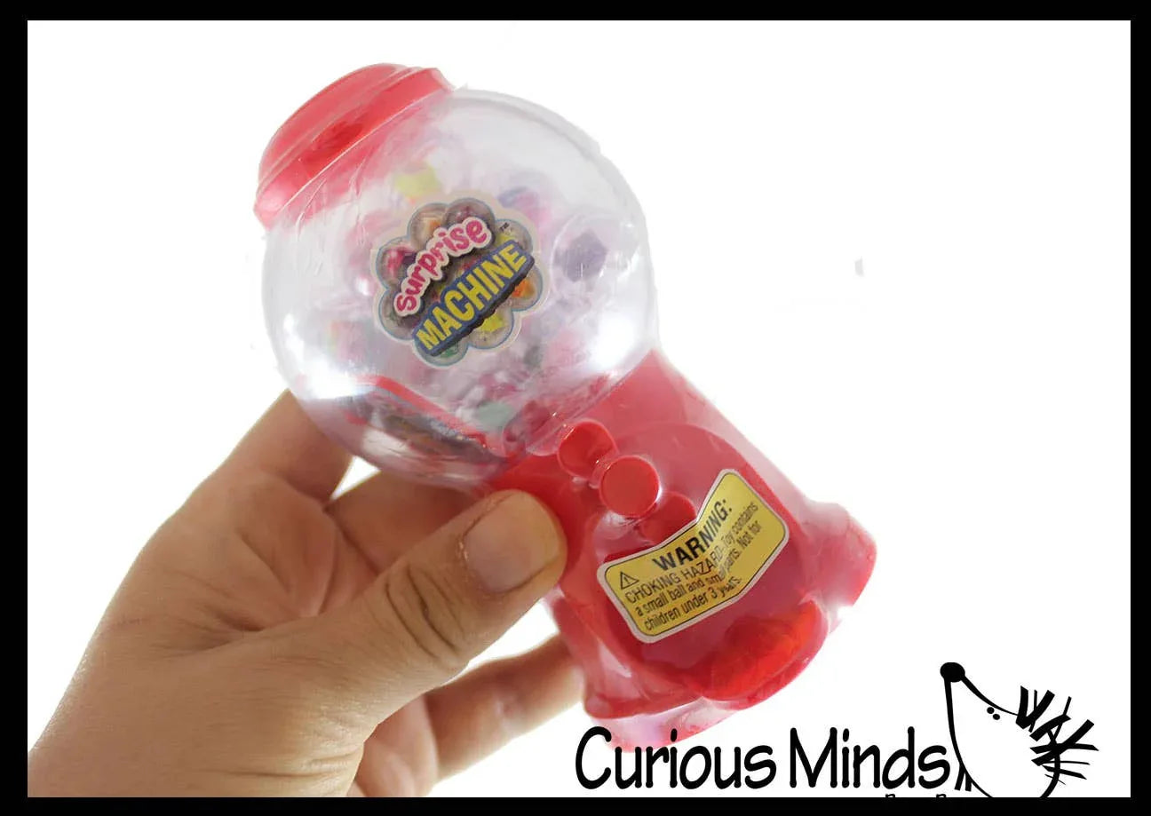 1 Tiny Gumball Machine with Capsule Toys - Cute Mini Machine - - The Puntique