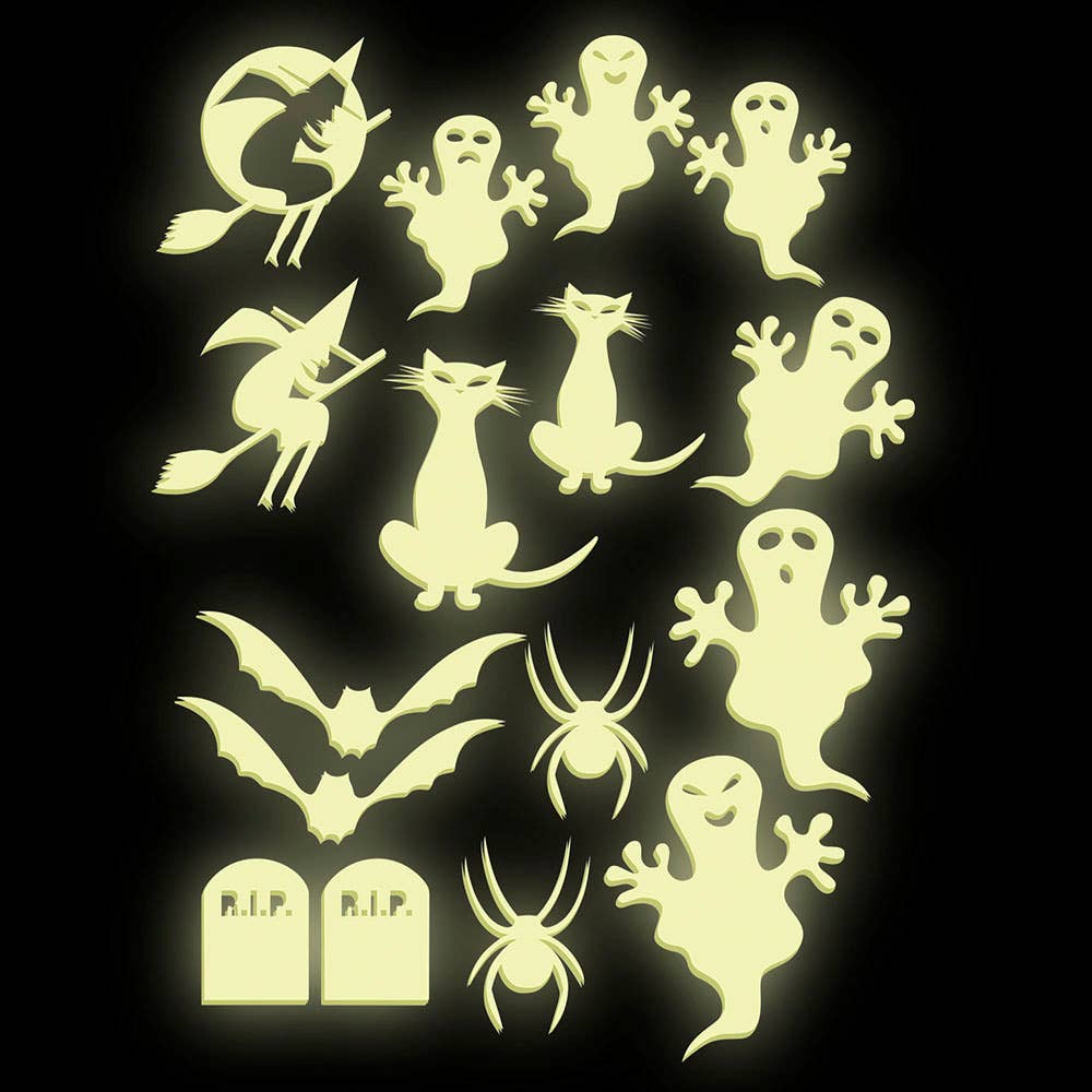 GLOW IN THE DARK HALLOWEEN DECOR