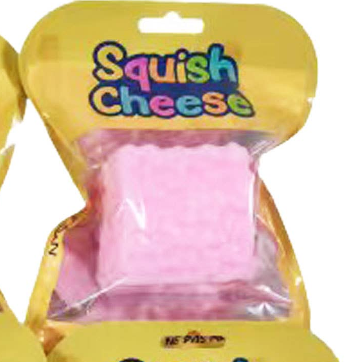 Squish Cheese Sensory Toys - Pink - The Puntique
