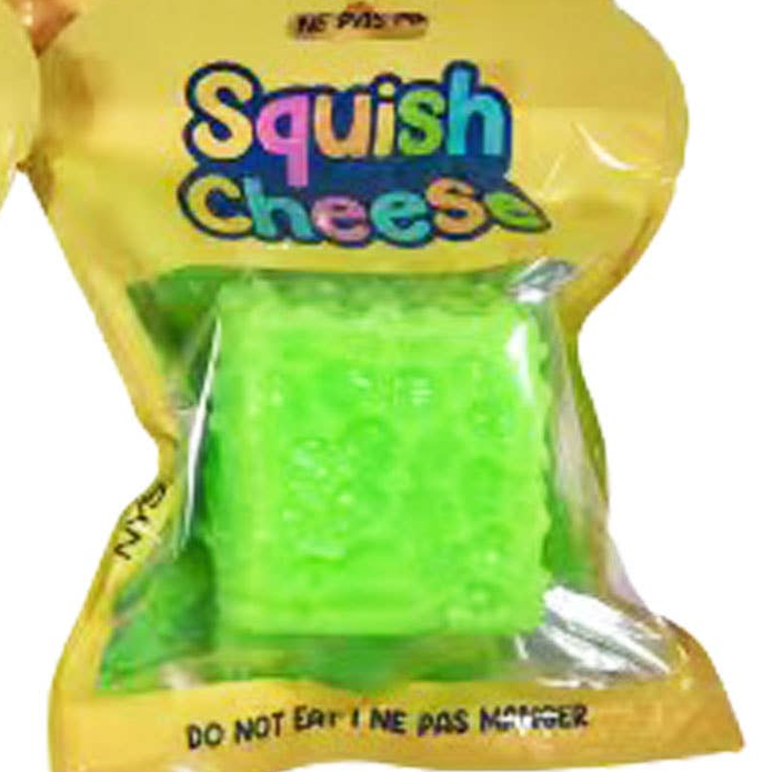 Squish Cheese Sensory Toys - Green - The Puntique