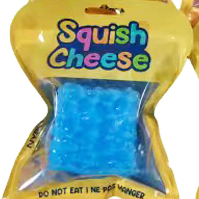 Squish Cheese Sensory Toys - Blue - The Puntique