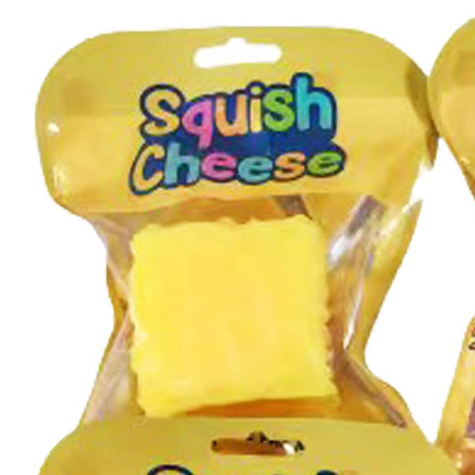 Squish Cheese Sensory Toys - Yellow - The Puntique