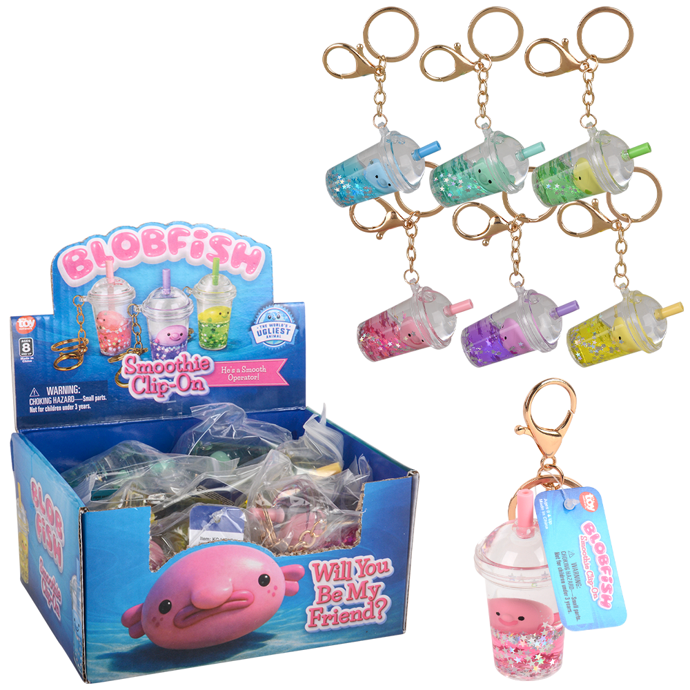 3" Blobfish Smoothie Liquid Clip-On