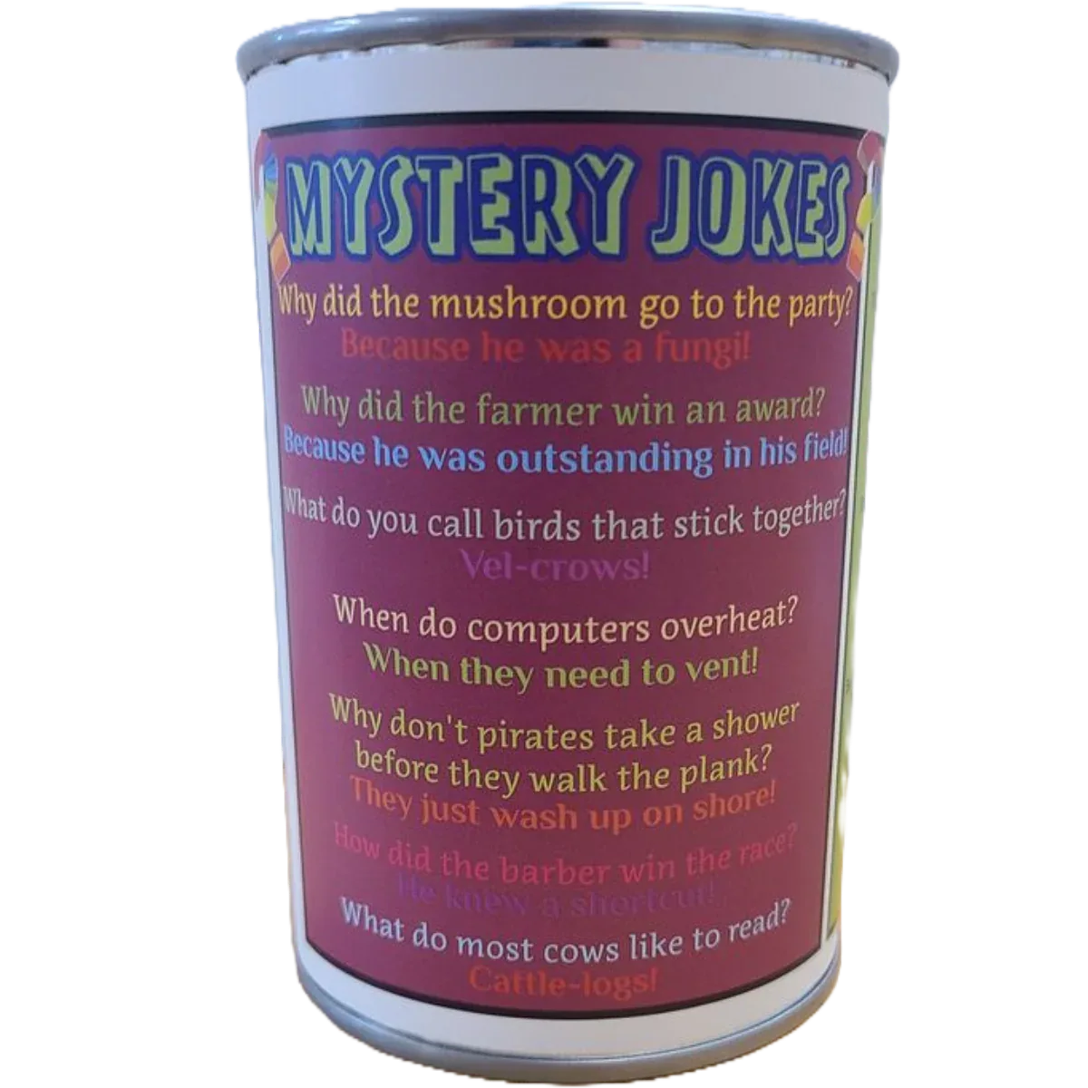 Canned Mystery | Unknown Random Plush w/Jokes | Fun Surprise - - The Puntique