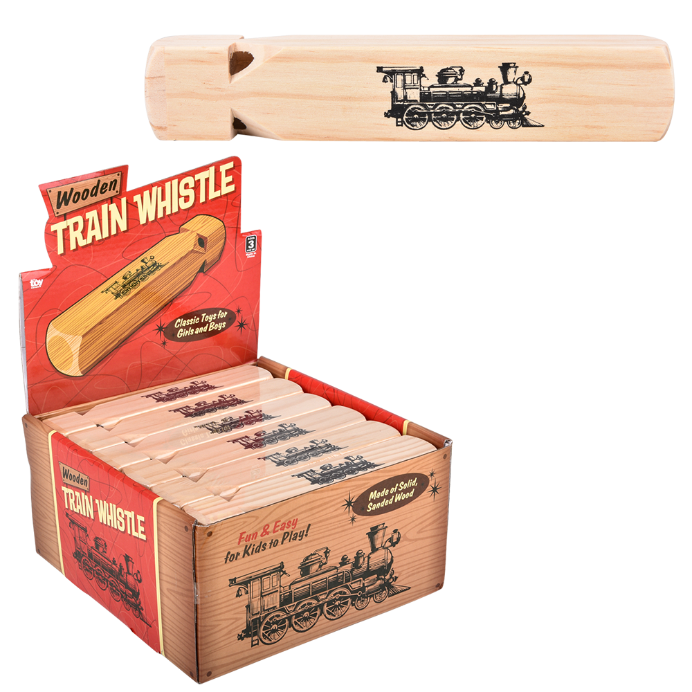 7.5" WOODEN TRAIN WHISTLE