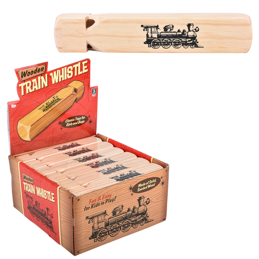 7.5" WOODEN TRAIN WHISTLE