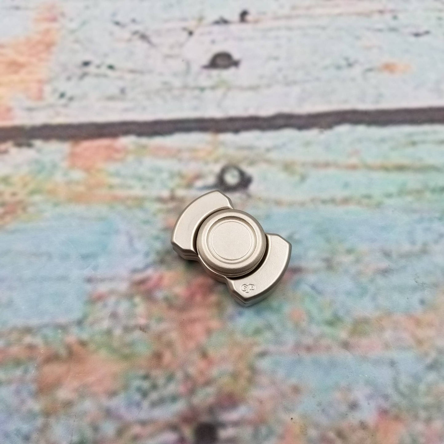 Pressing Rotating Gyro Fingertip Toy Fidget Toys - Silver - The Puntique