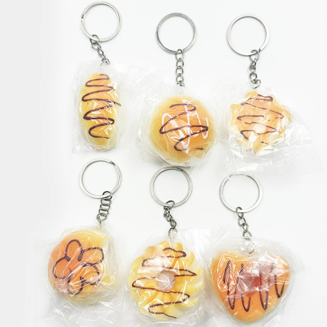 Addicting Slow Rising Bread Squishy Keychains - - The Puntique
