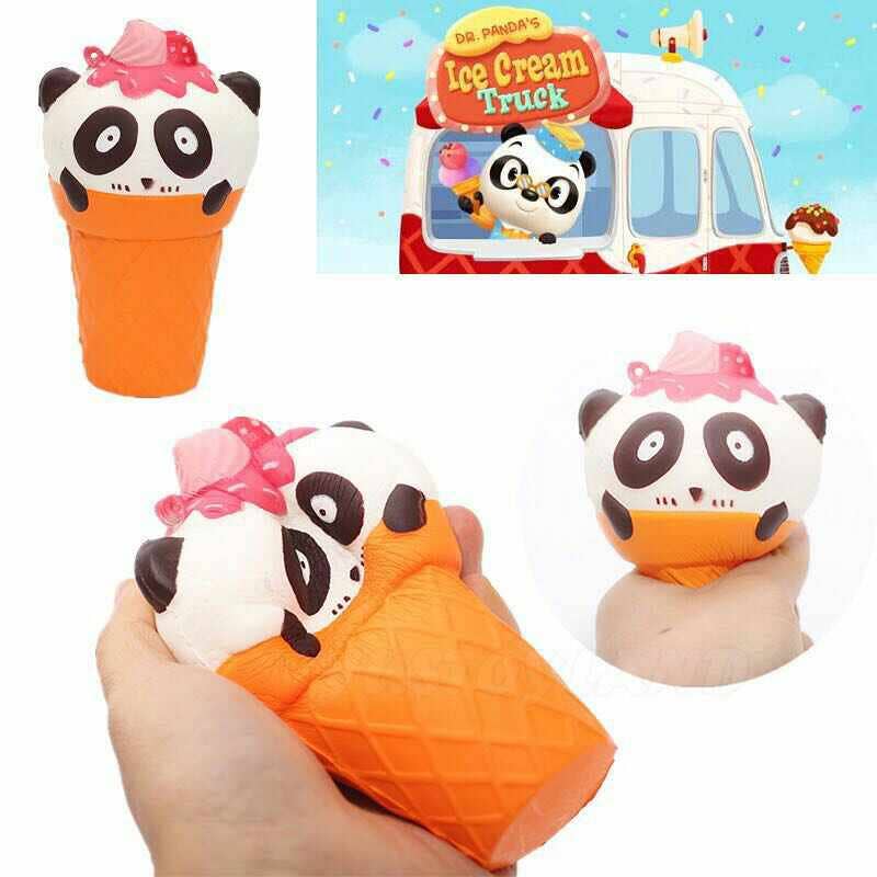 Panda Ice Cream Cone Squishy - - The Puntique