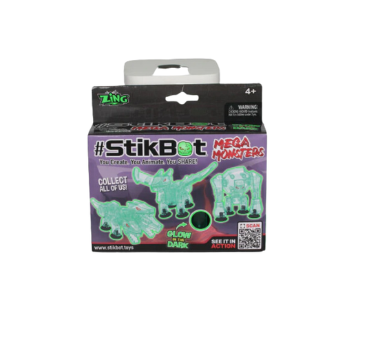 Zing StikBot Glow in the Dark Mega Monsters - - The Puntique