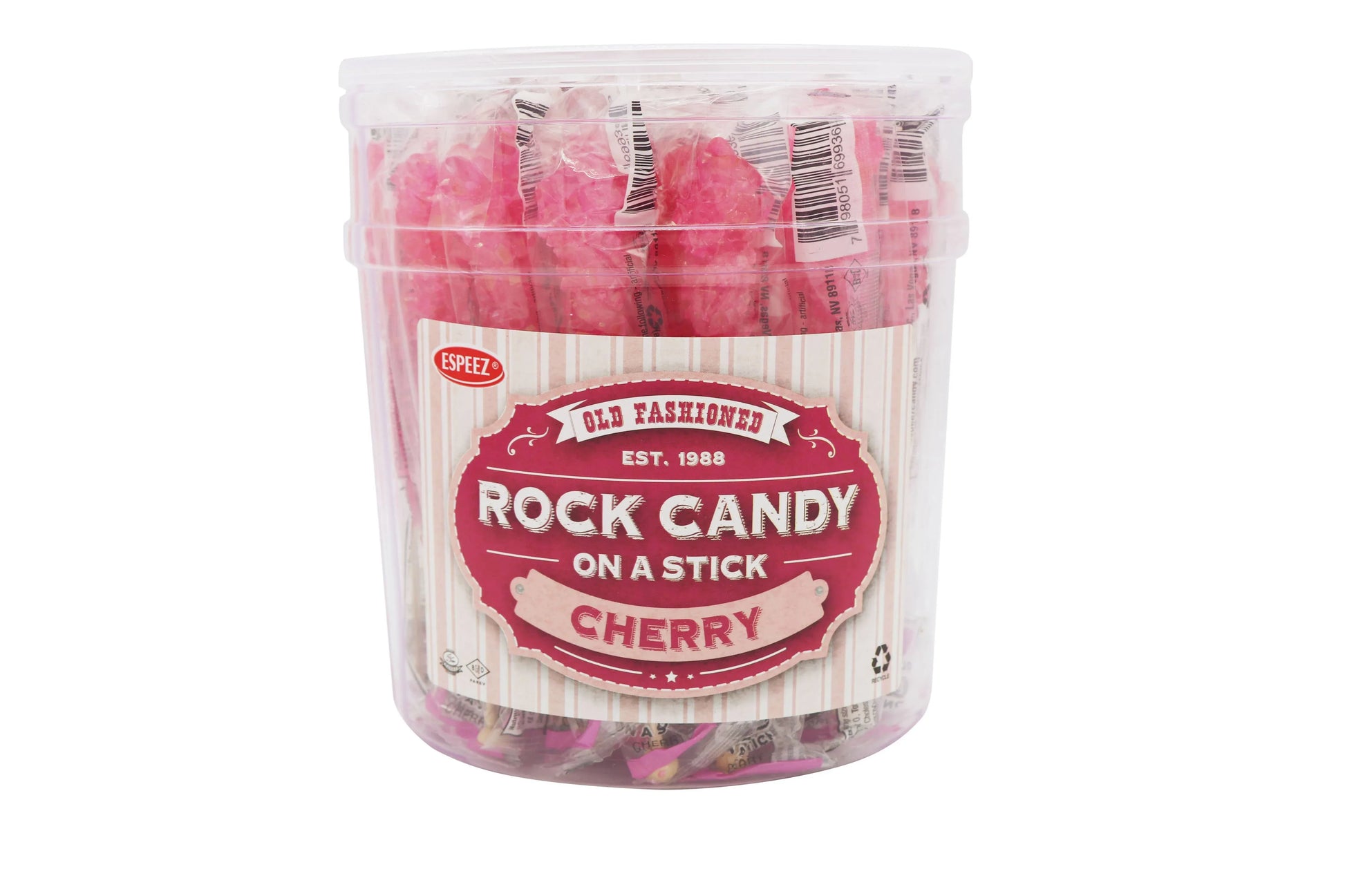 Rock Candy Sticks Cherry, 0.8oz - - The Puntique