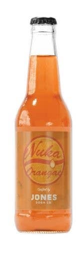 Jones Fallout Nuka-Cola Orange 12oz Glass Bottle, 12ct - - The Puntique