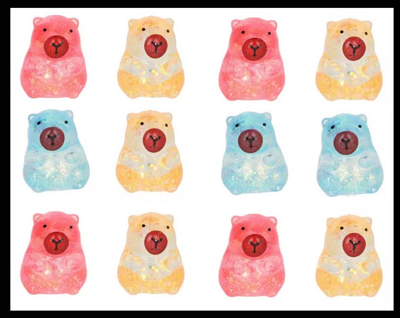 1 Capybara Cute Sugar Ball - Thick Glue/Gel Syrup Molasses - - The Puntique