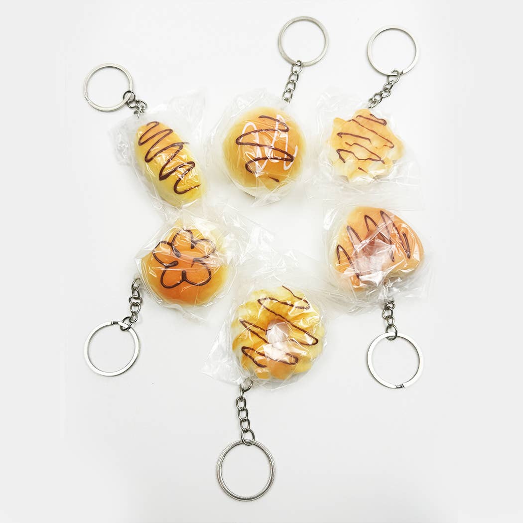 Addicting Slow Rising Bread Squishy Keychains - - The Puntique